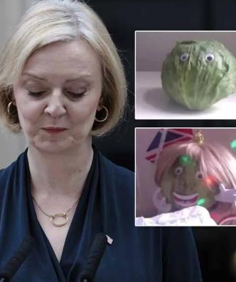 Prime Minister Liz Truss was overshadowed by a peculiar incident involving an iceberg lettuce